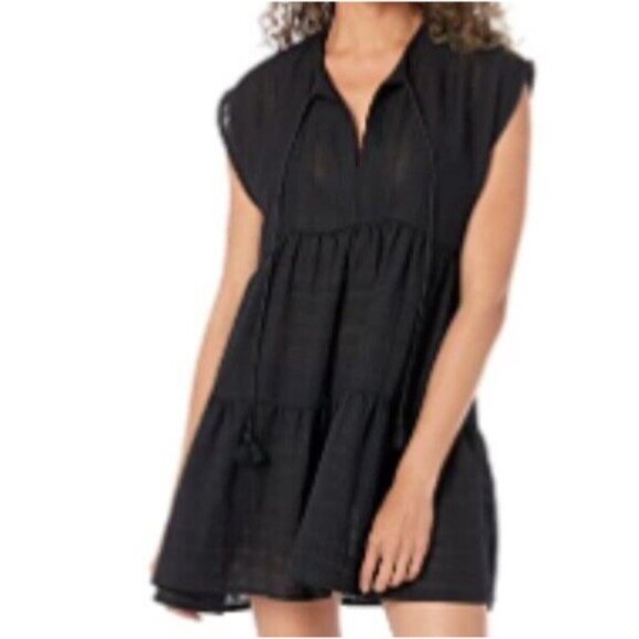 Robin Piccone Other - Robin Piccone  Fiona Tiered black Dress size XS
